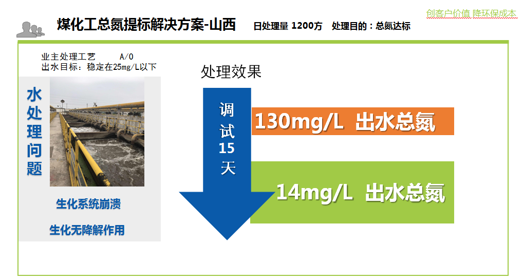 煤化工总氮提标解决方案